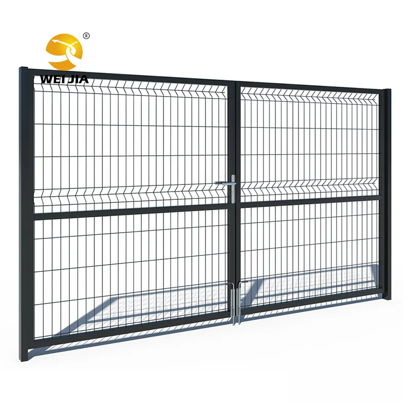 Free sample ODM OEM Factory Supply Curved Hot Dip Galvanized Peach Post 3D Mesh Fence