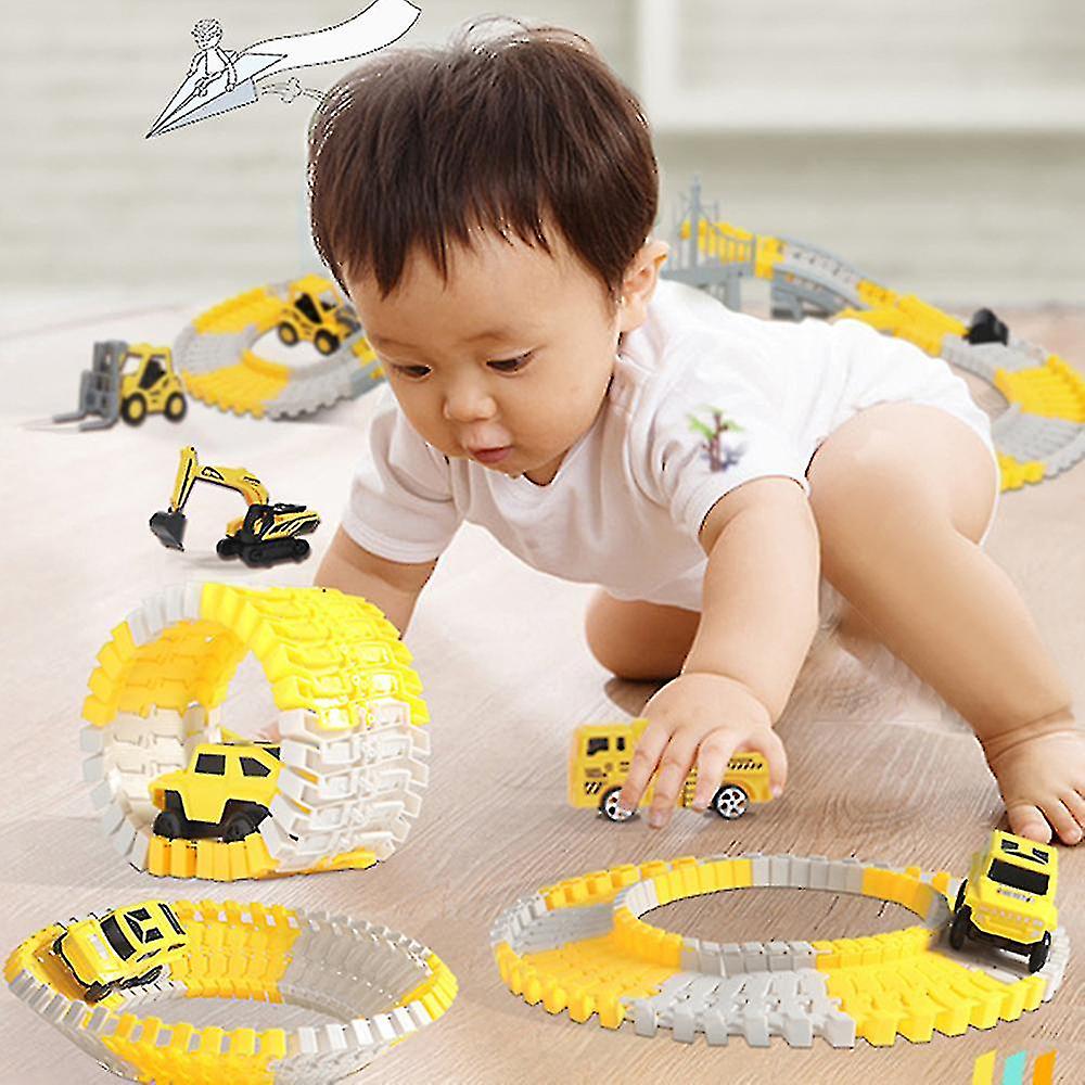 Construct Toys Cars Track Toys Diy Track Toys Set For As 3+ Kids