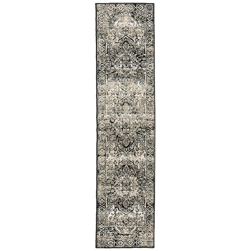 StyleHaven Genova Distressed Medallion Area Rug