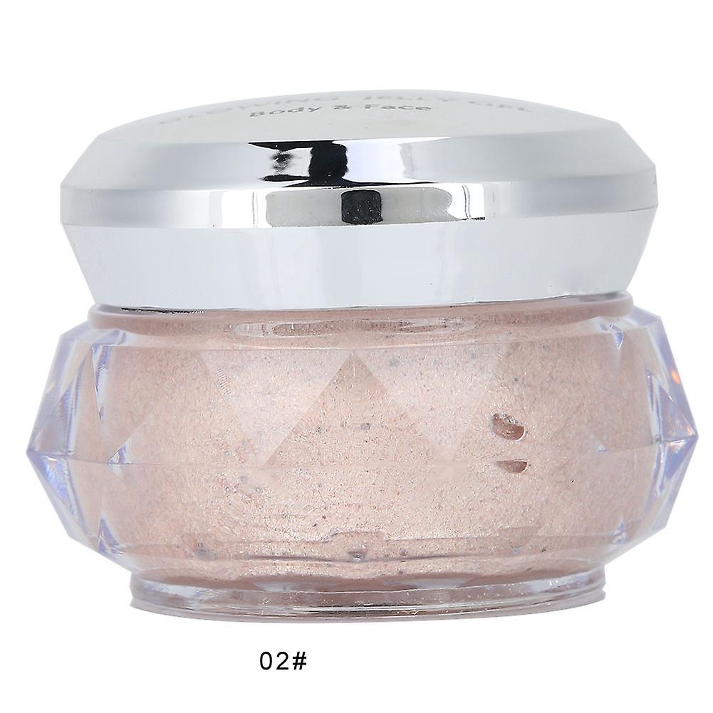 Creamy Glossy Highlighter Face Body Brightening Illuminating Contour Cream Ladies Makeup 2#