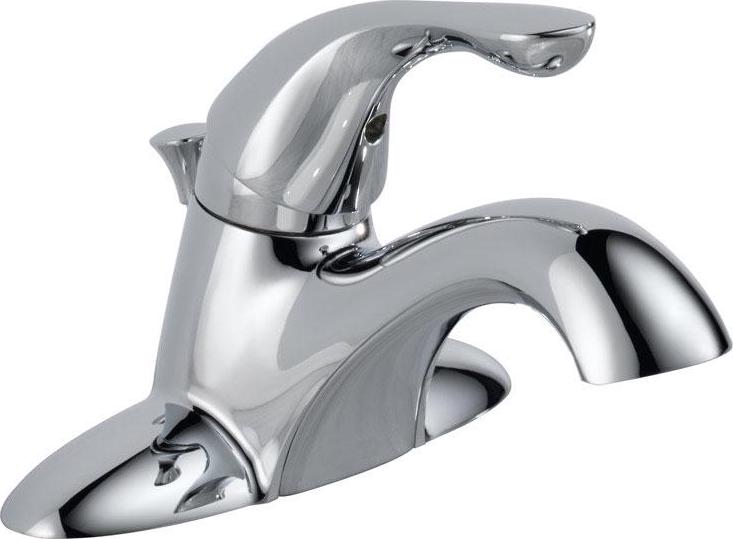 Delta Classic Chrome Single Handle Lavatory Faucet 4 in  Crowdfused