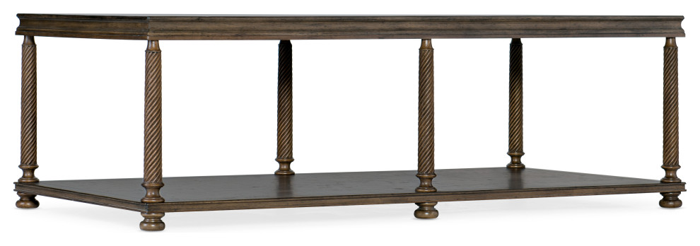 Vera Cruz Rectangular Cocktail Table   Traditional   Coffee Tables   by HedgeApple  Houzz