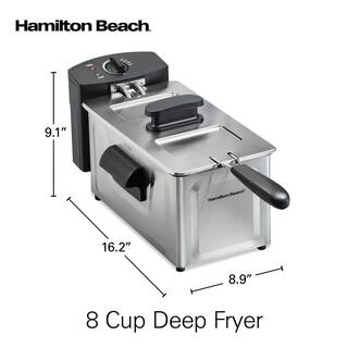 Hamilton Beach 2 Qt. Stainless Steel Deep Fryer 35210