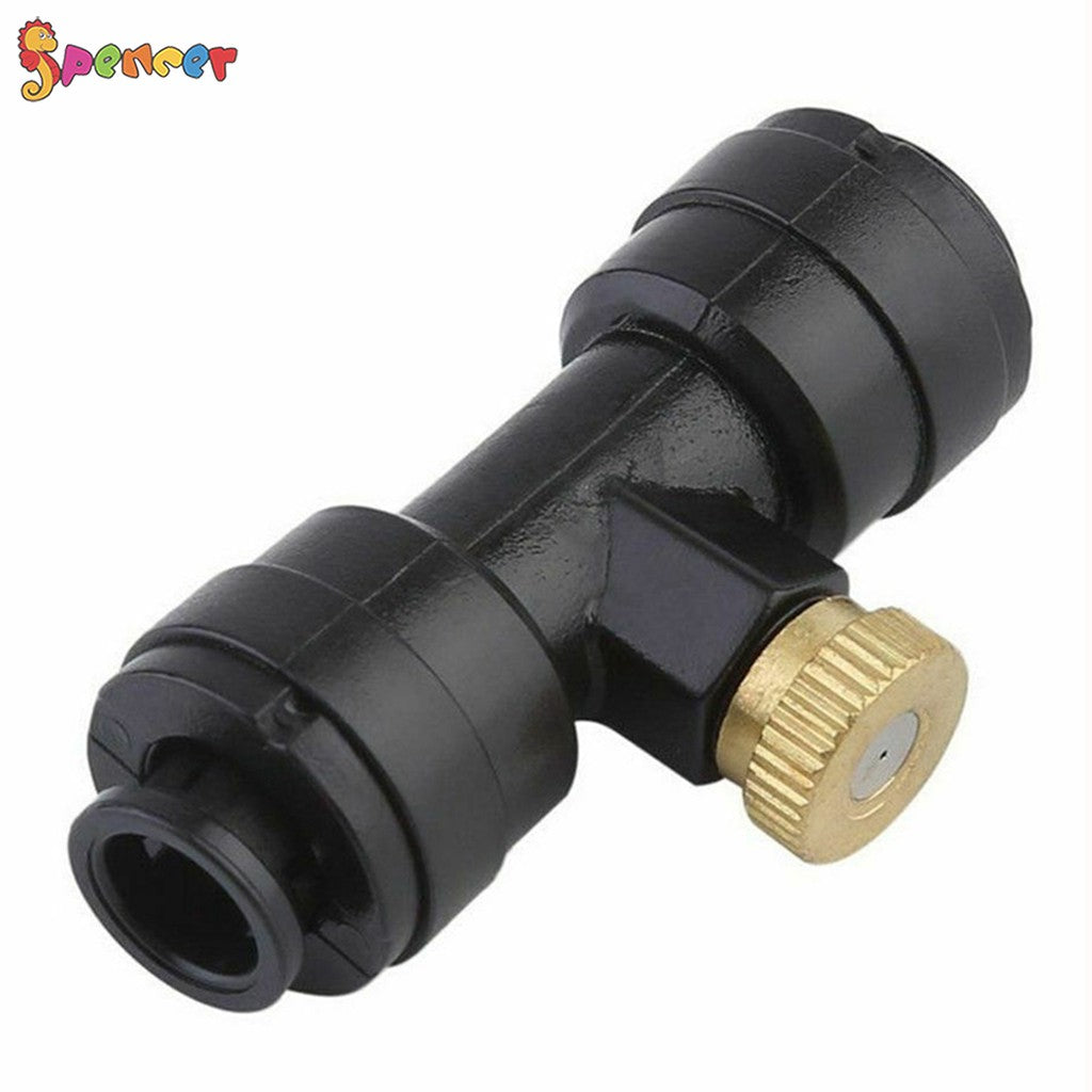 Spencer 6M/20FT Outdoor Patio Water Mister Misting Cooling System Garden Water Irrigation Brass Mist Nozzles for Patio Yard Lawn