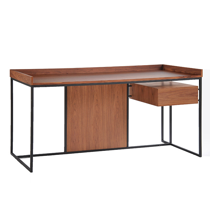 Leo Retro Desk  160cm - Walnut