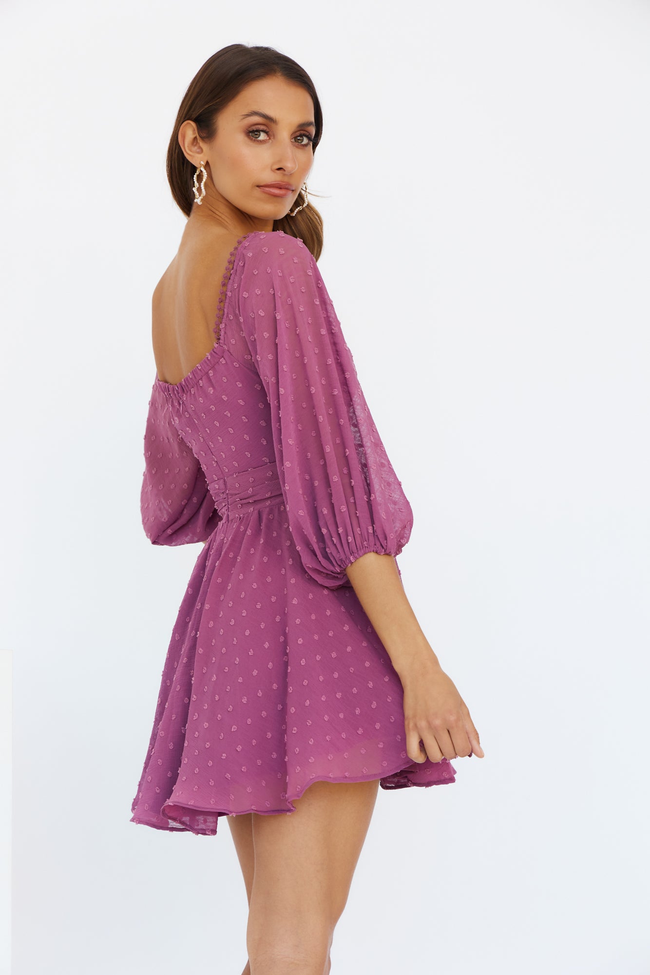 Heart Eyes For You Dress Purple