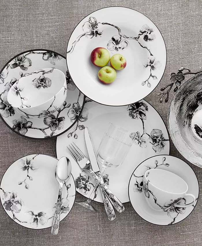 Michael Aram Black Orchid Dinnerware Collection