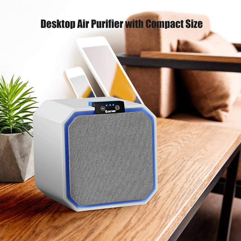 Costway Desktop HEPA Filter Air Purifier EP24771US