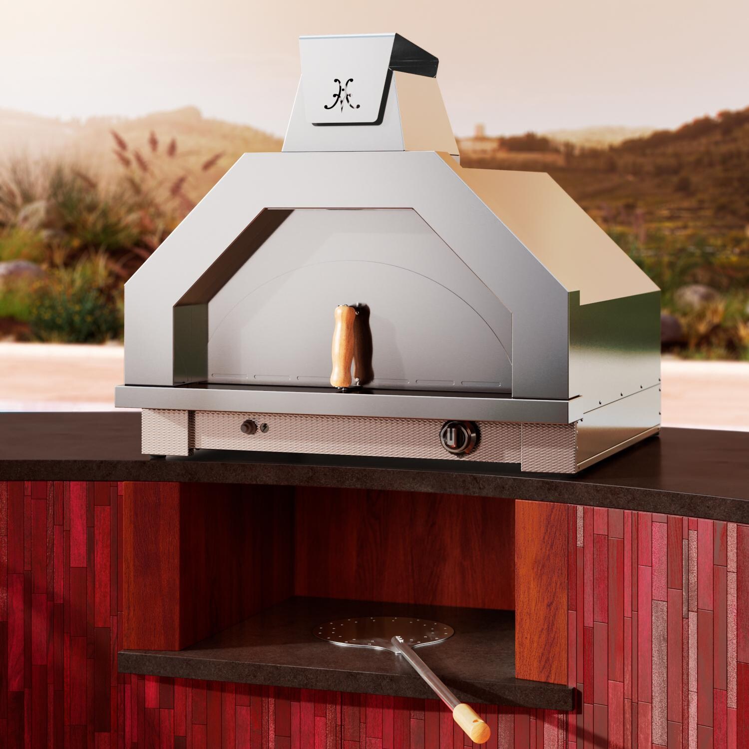 Hestan Campania Natural Gas Pizza Oven