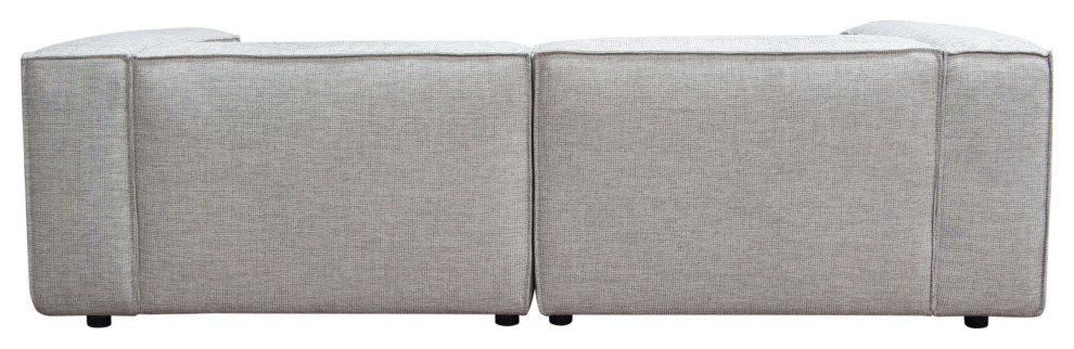 Vice 2 Piece Modular Sofa  Barley Fabric   Transitional   Sofas   by Timeout PRO  Houzz