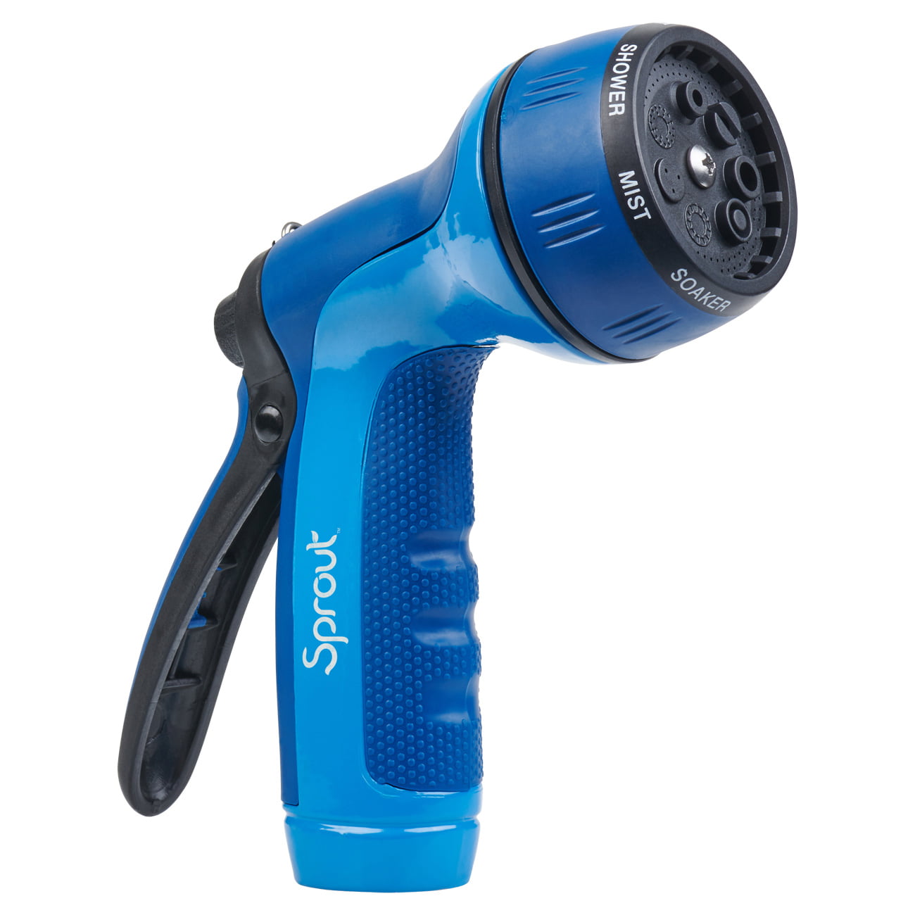 Sprout Rear-Trigger 7-Pattern Nozzle in Blue