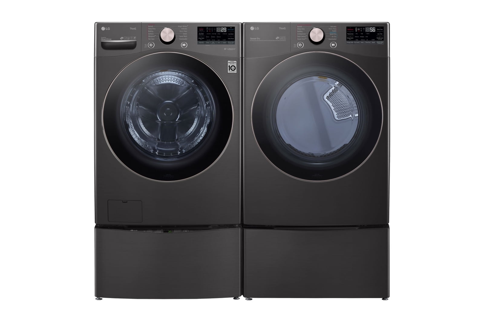 Lg WM4000HBA 4.5 Cu. Ft. Ultra Large Capacity Smart Wi-Fi Enabled Front Load Washer With Turbowash™ 360(Degree) And Built-In Intelligence