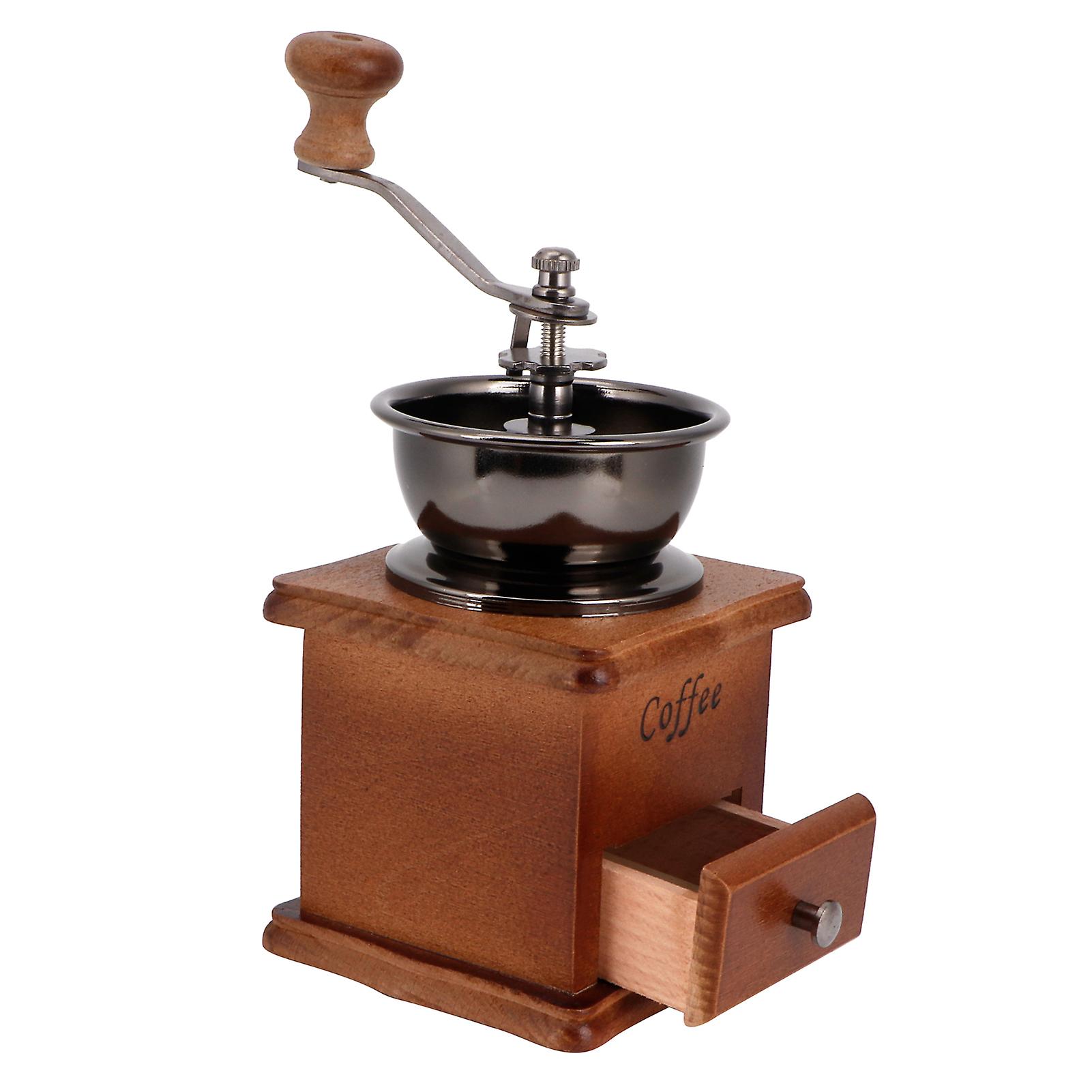 Manual Bean Grinder Household Mini Retro Style Coffee Milling Machine Kitchen Accessories