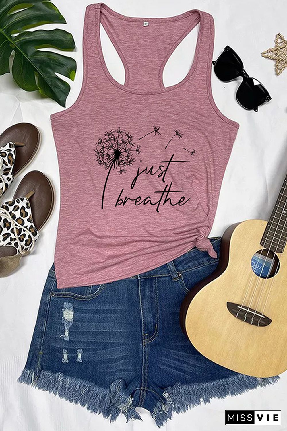 Just Breathe Dandelion, Momlife, Just Breathe, Inspirational Quotes, Mommy Quotes Tank Top Wholesale