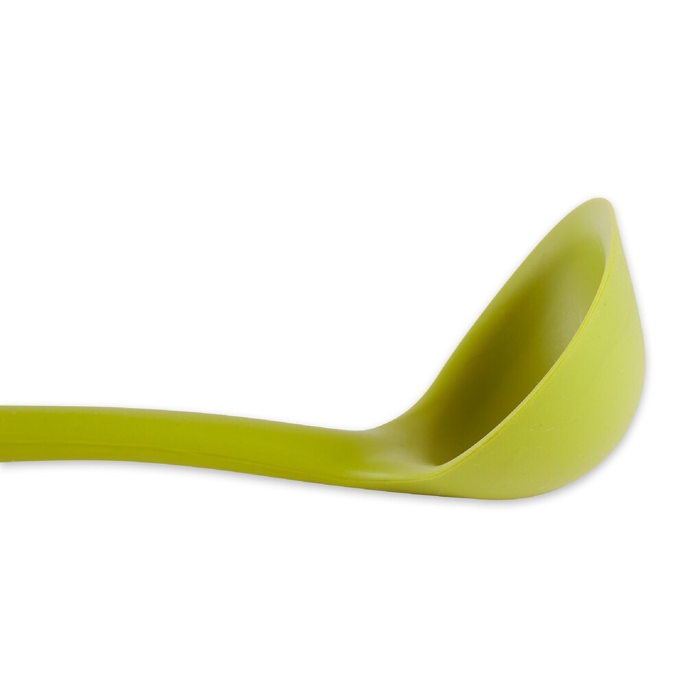 Ela's Silicone Ladle   Blue   11 x 3.5 x .5