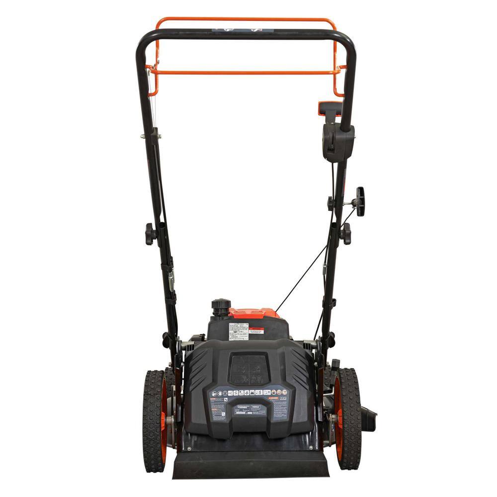 YARDMAX 22 in. 201 cc SELECT PACE 6 Speed CVT High Wheel FWD 3-in-1 Gas Walk Behind Self Propelled Lawn Mower YG2860