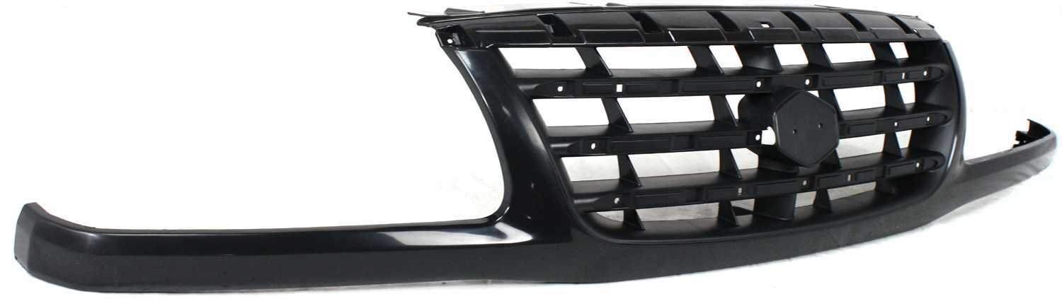 Grille Assembly Compatible With 2001-2005 Suzuki Grand Vitara 2001-2004 Painted Black Shell and Insert