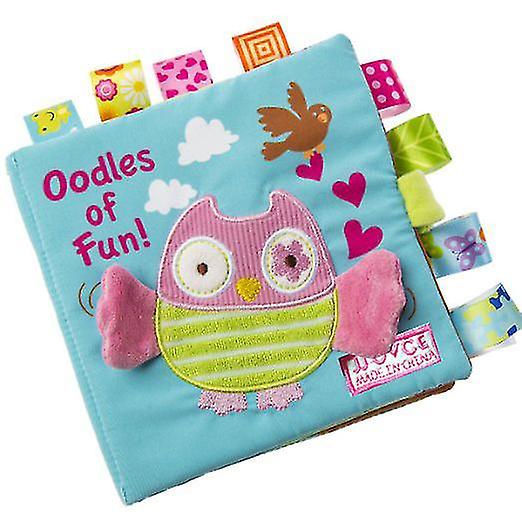 Animal Style Monkey/owl/dog Newborn Baby Toys Learning Educational Kids Cloth Books Cute Infant Baby Fabric Book Ratteles Toy