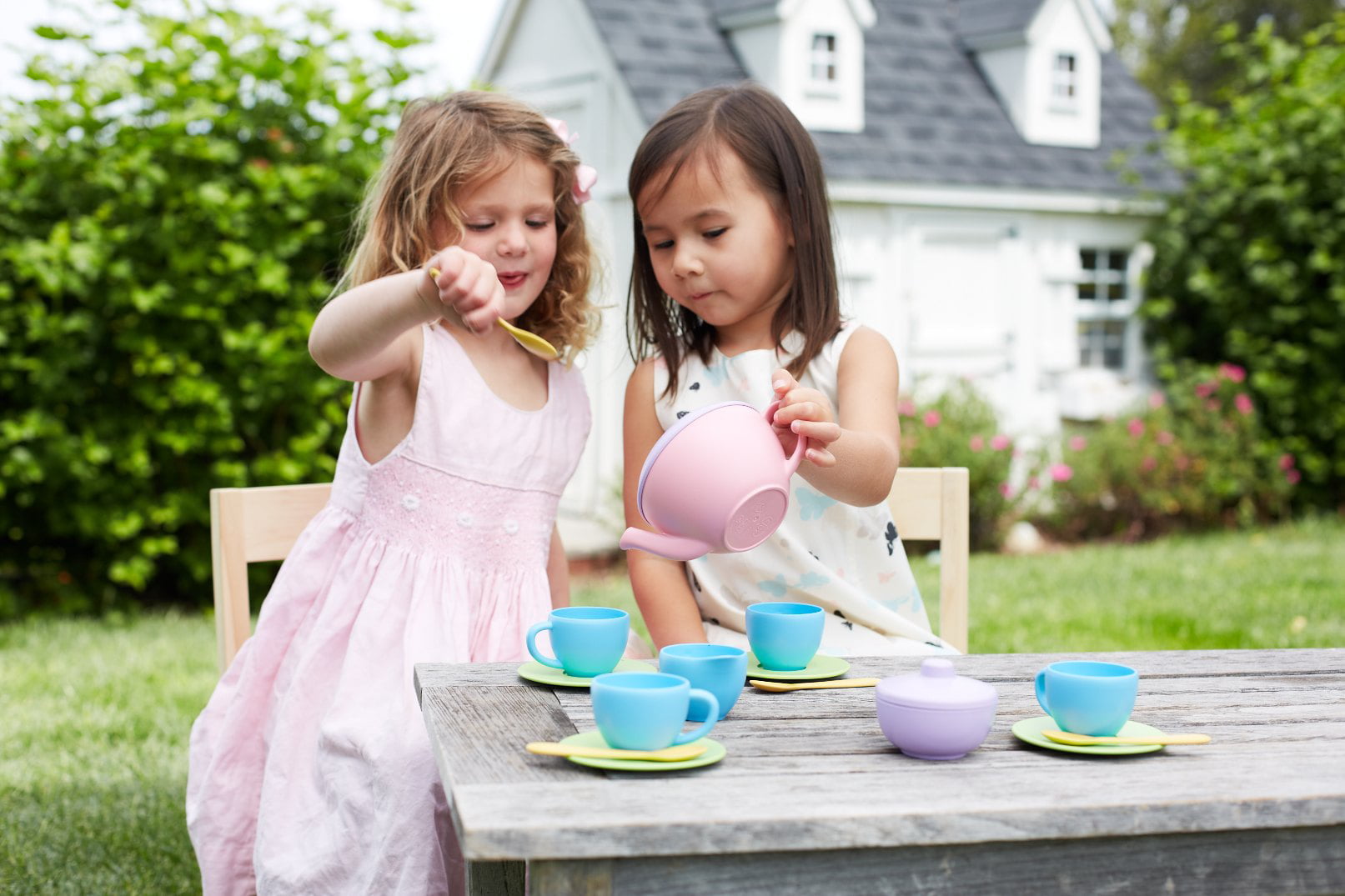 Green Toys Tea Set - Pink