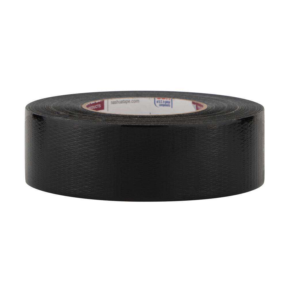 Nashua Tape 1.89 in. x 60 yd. 398 All-Weather HVAC Duct Tape in Black 1891329