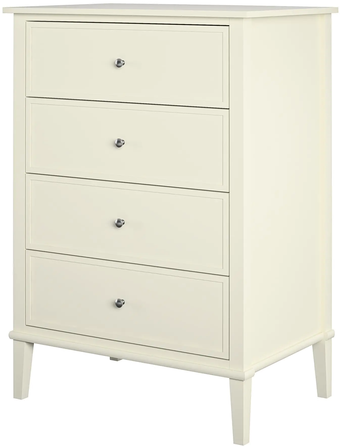 Franklin Transitional Soft White 4-Drawer Dresser