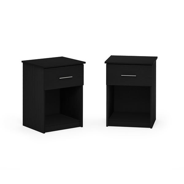 Furinno Tidur Nightstand with Handle with One Drawer