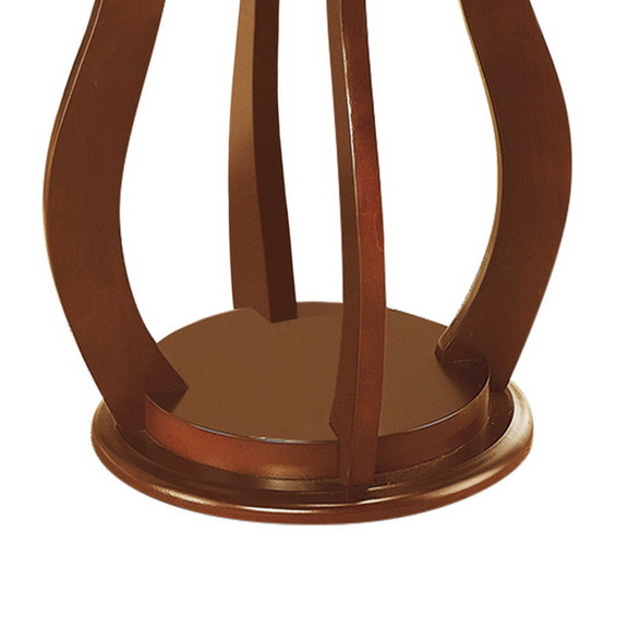 Benzara BM160087 Transitional Wooden Plant Stand W...