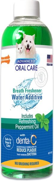 Nylabone Advanced Oral Care Breath Freshener Dog and Cat Dental Water Additive