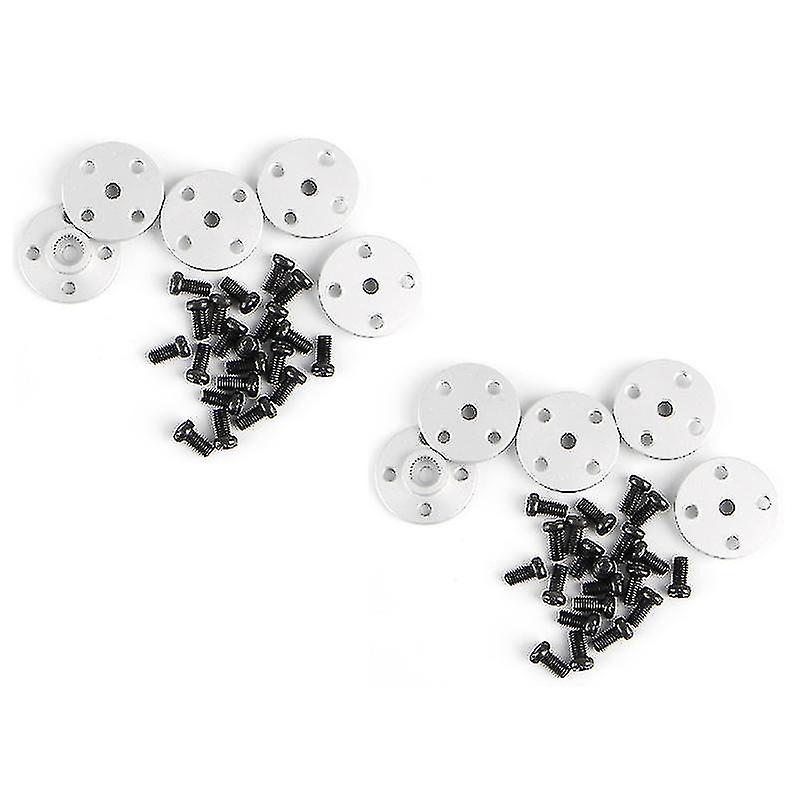 10pcs Metal Servo Arm 25t Round Type Disc Matal Horns For Mg995