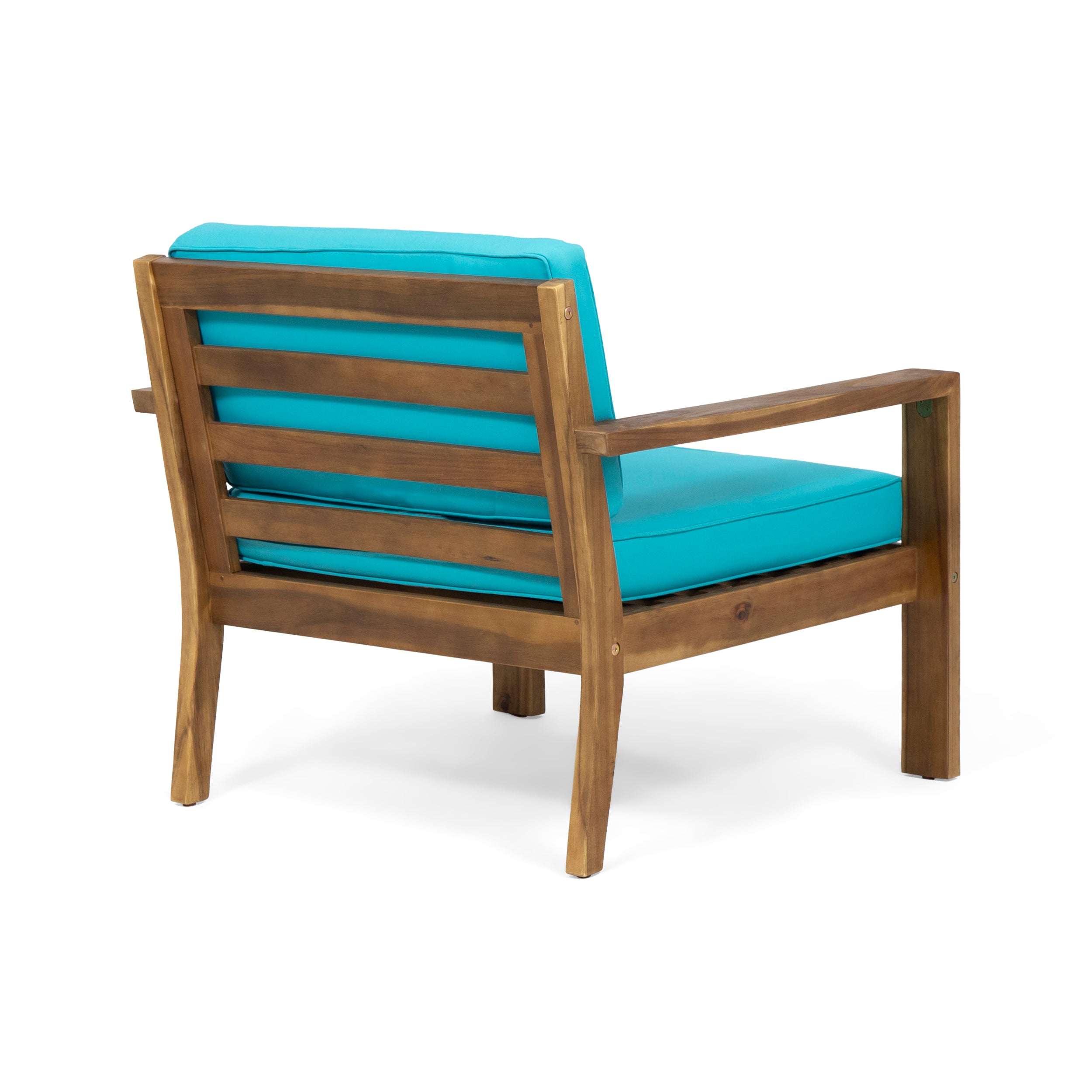 Gloria Outdoor 4 Seater Acacia Wood Chat Set with Cushions