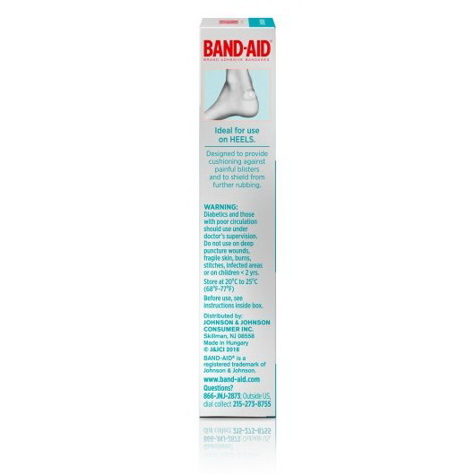 Band Aid Hydro Seal Blister Heels  6 Count  4 per ...