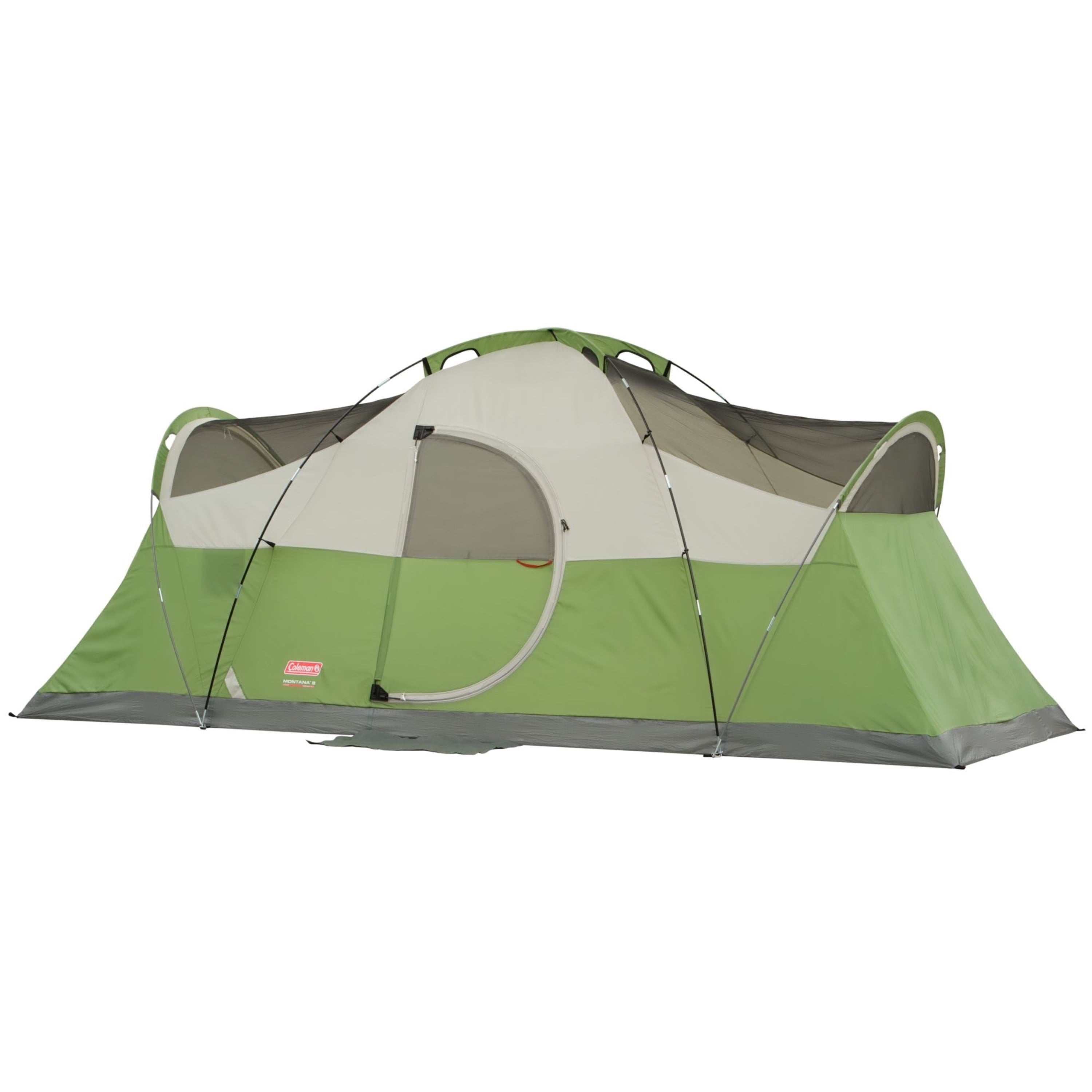 Coleman Montana 8-Person Dome Tent， 1 Room， Green