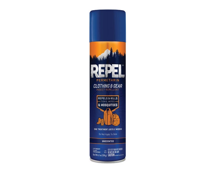 Repel Permethrin Clothing  Gear Insect Repellent Aerosol Can， 6.5 oz. - HG-94127