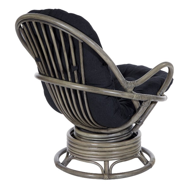 Tahiti Rattan Swivel Rocker Chair Osp Home Furnishings