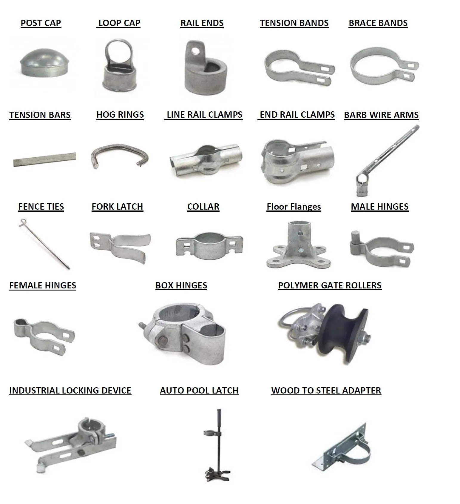 Factory Supply Chain Link Fence Fittings/Accessories/Parts