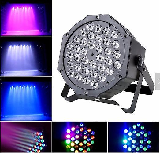 36 Led 1w Headlight， Rgb Multicolor 7 Modes Lighting Stage Flexible Lighting Remote Control Dmx Disco Light