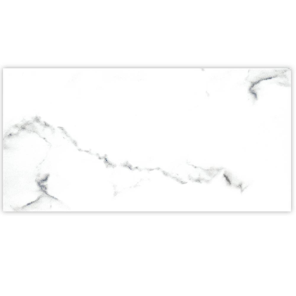 MSI Brillion Aspen Gris 12 in. x 24 in. Matte Ceramic Marble Look Floor and Wall Tile (14 sq. ft.Case) NHDBRIASPG1224C