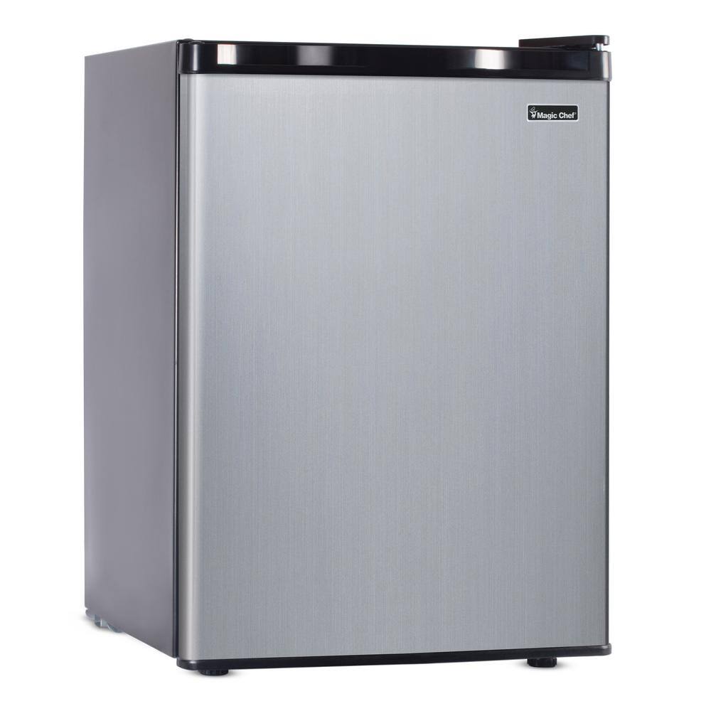 Magic Chef 2.6 cu. ft. Mini Fridge in Stainless Look ENERGY STAR HMBR265SE1