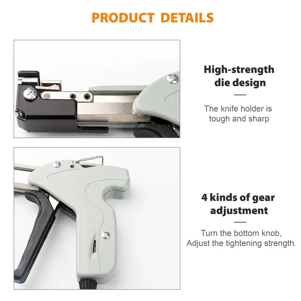 Stainless Steel Cable Tie Gun For Maintenance And Repair