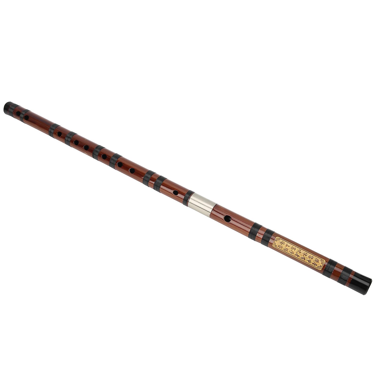 Ckey Bamboo Flute 8 Years Dried Bitter Material Golden Embossed Body Dizi Assembly Kit