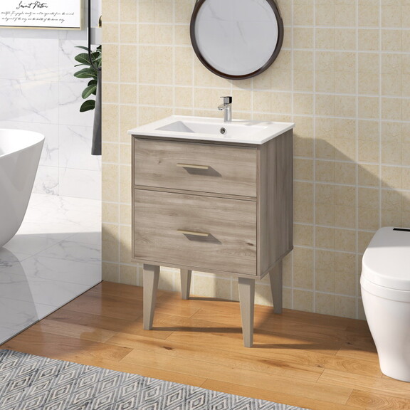 Argolis 24 Single Bathroom Vanity Set