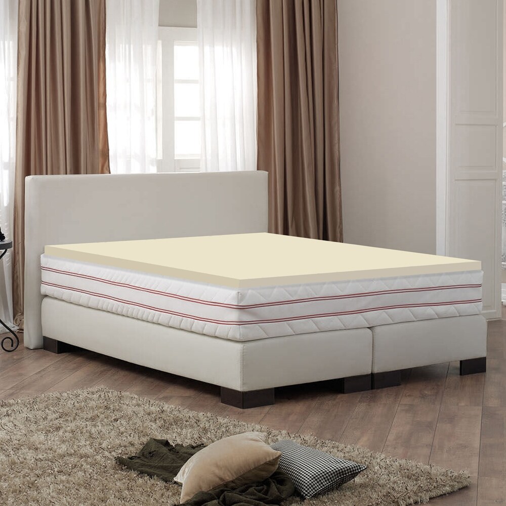 ONETAN   1 inch Foam Topper Adds Comfort to Mattress.