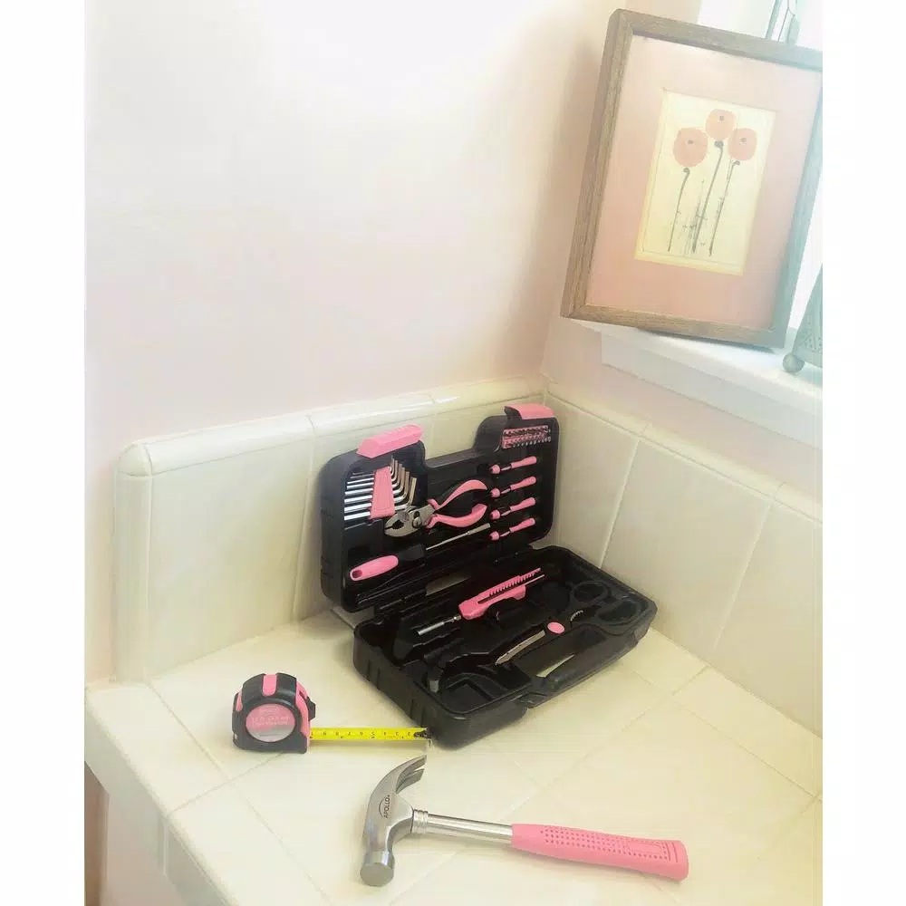 Apollo General Tool Set in Pink (39-Piece) and#8211; XDC Depot