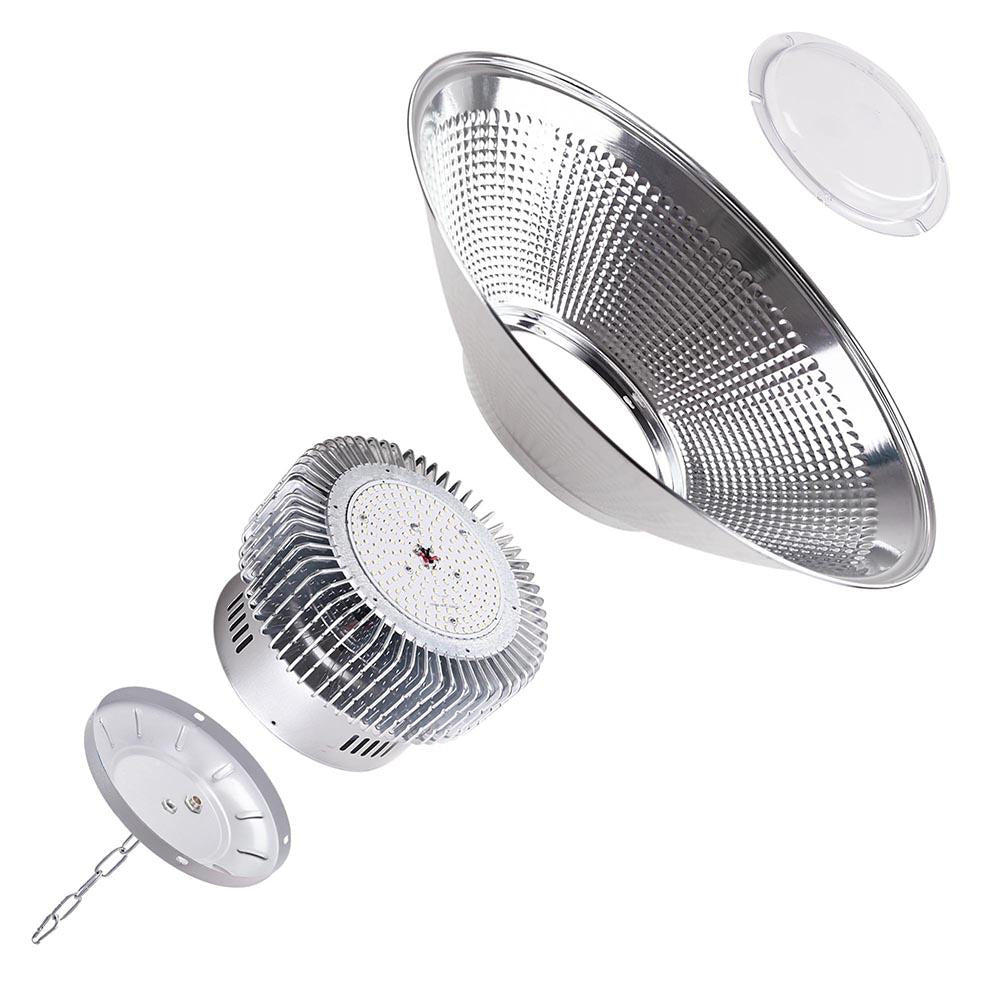 DELight 2Pcs LED High Bay Lights 150W Comml. Warehouse Lighting