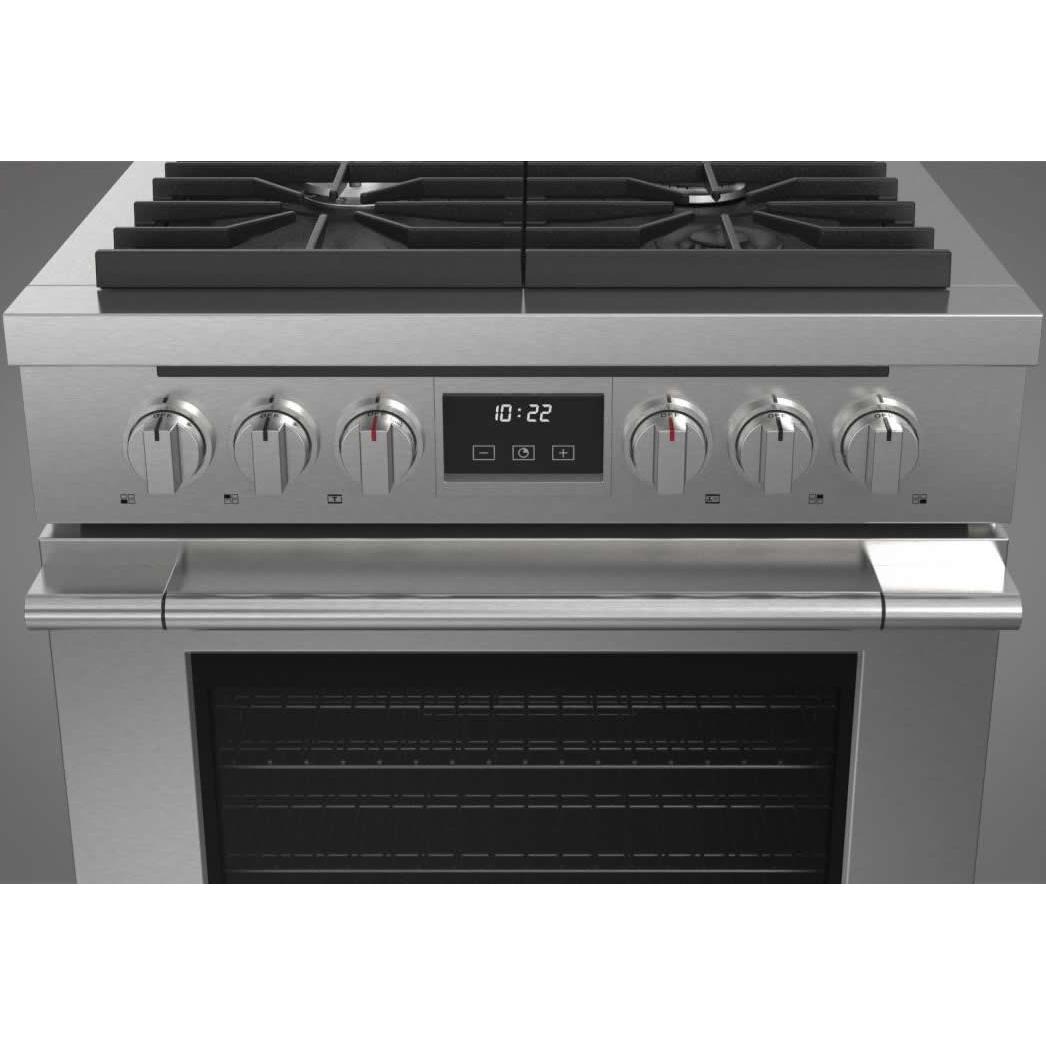 Fulgor Milano 30-inch Freestanding Dual Fuel Range F4PDF304S1