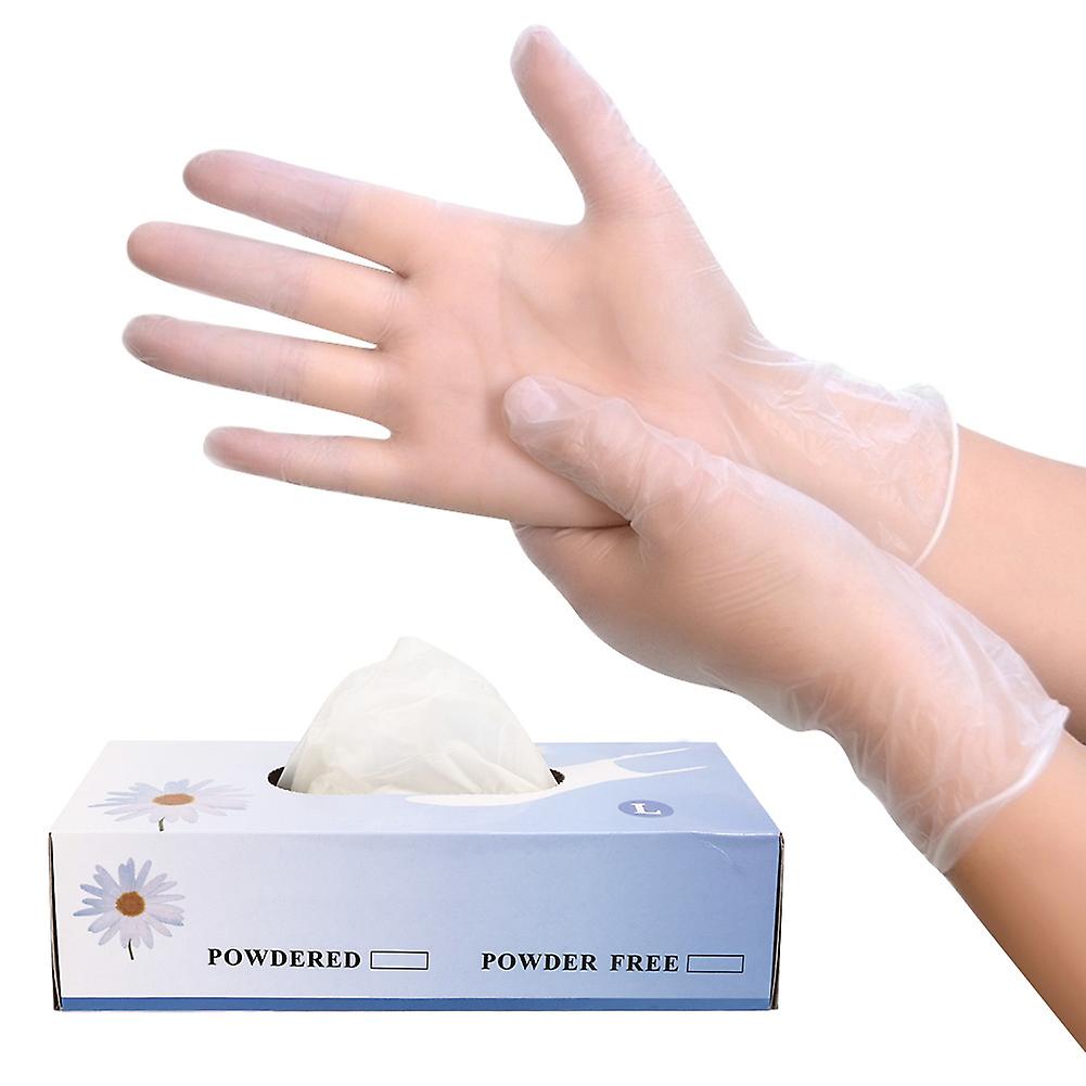 50pcs Disposable Tattoo Latex Gloves Practical Eyebrow Lip Tattoo Hand Protect Gloves (l)