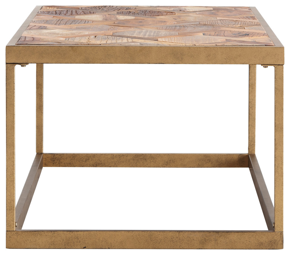 Tyberton Patterned Cocktail Table   Contemporary   Coffee Tables   by SEI  Houzz