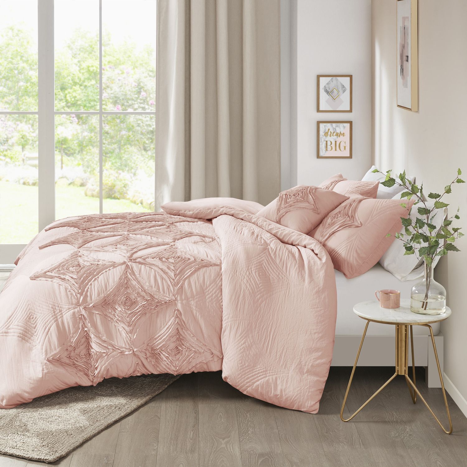 Madison Park Emiliana Comforter Set with Throw Pillow