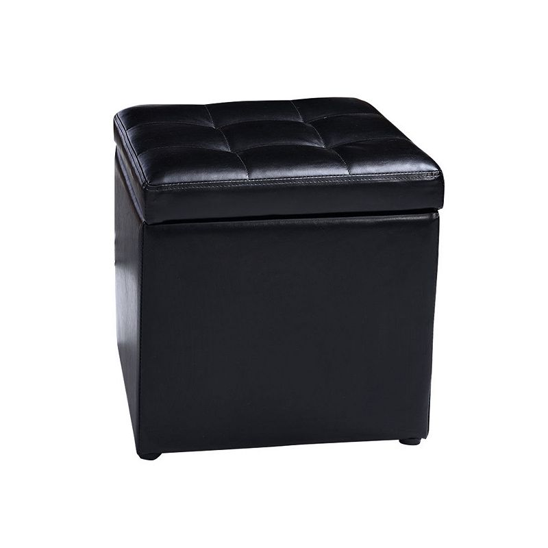 Ottoman Pouffe Storage Box Lounge Seat Footstools