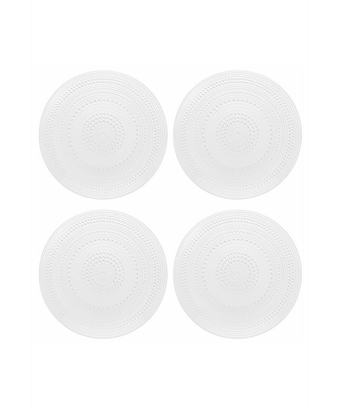 Fortessa Jupiter Clear Dinner Plate 10.5 Set of 4